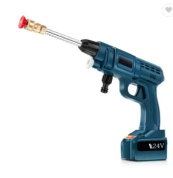 Máy giặt xe hơi nước phun súng rửa xe không dây pin lithium pin di động cao máy giặt xe